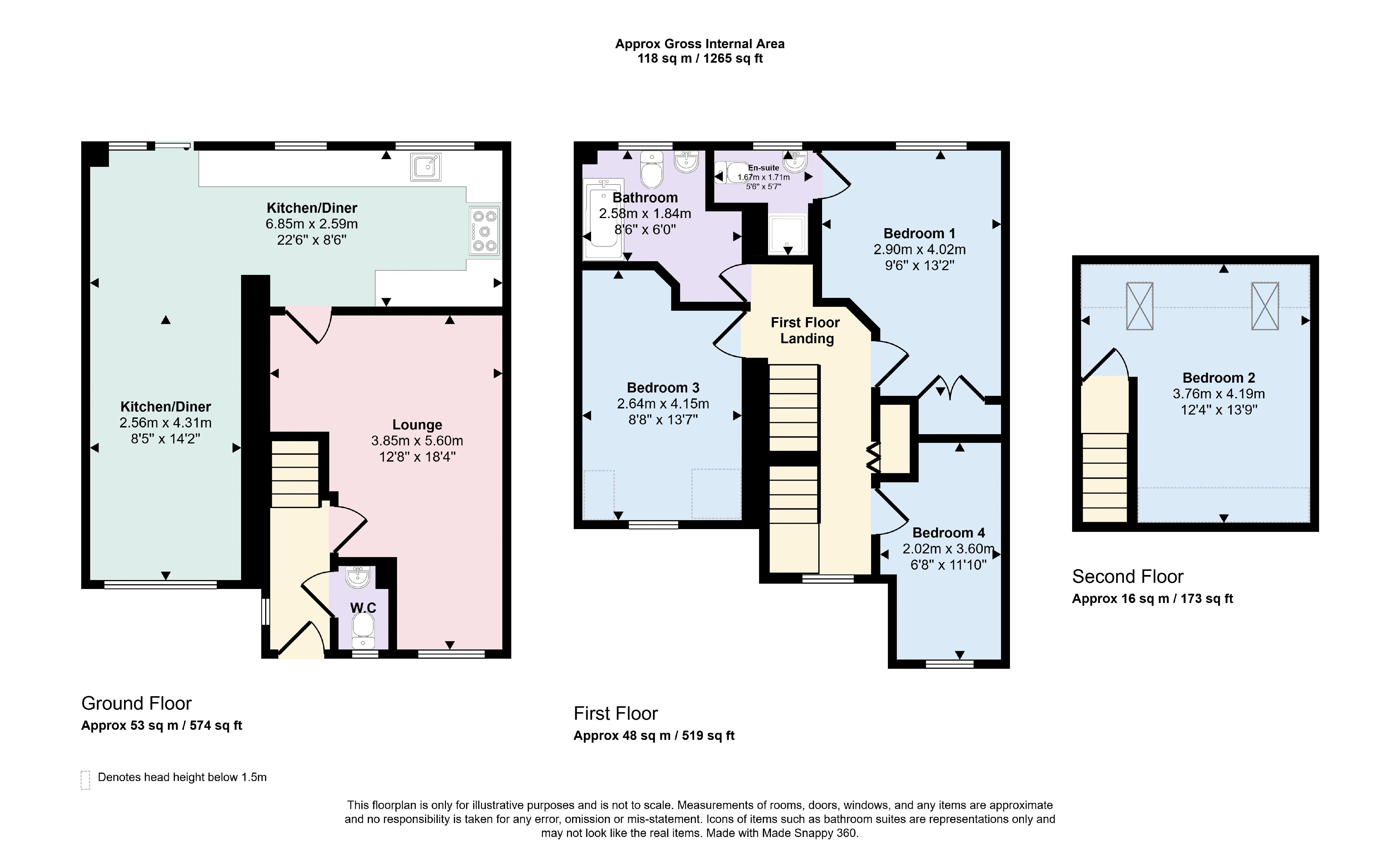93, Yeoman Way, Trowbridge floorplan