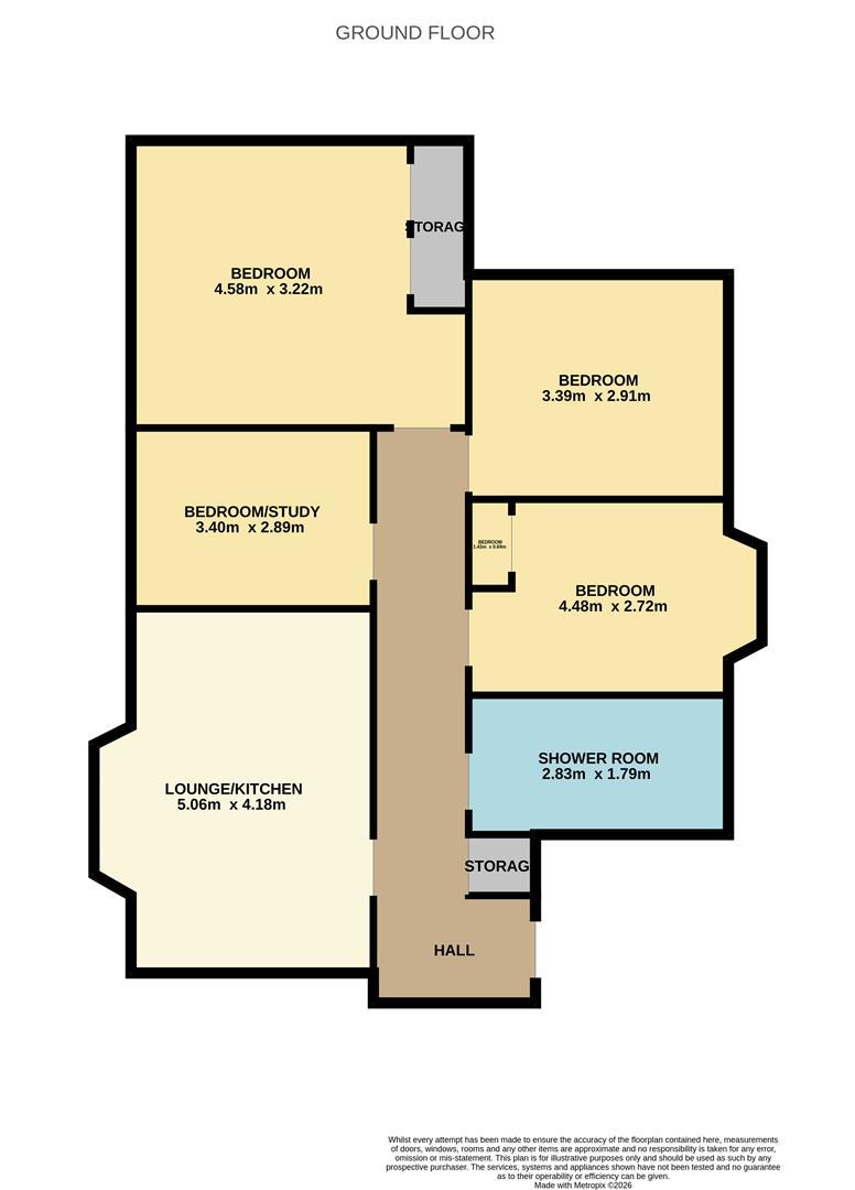 142D, Nethergate, Dundee floorplan