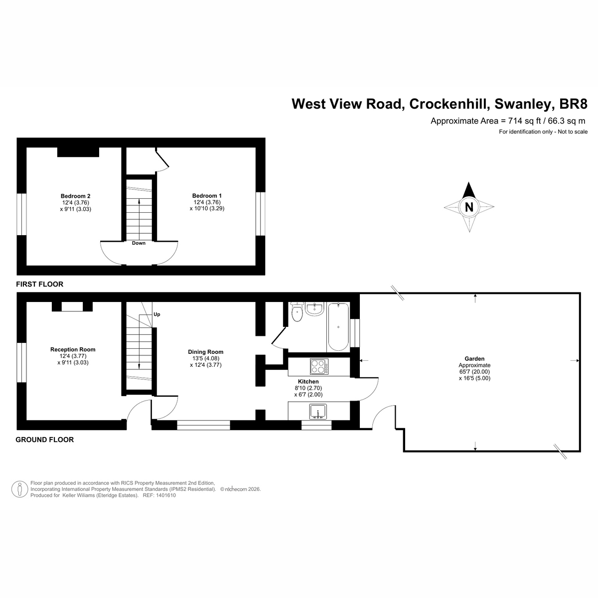 95, West View Road, Swanley floorplan