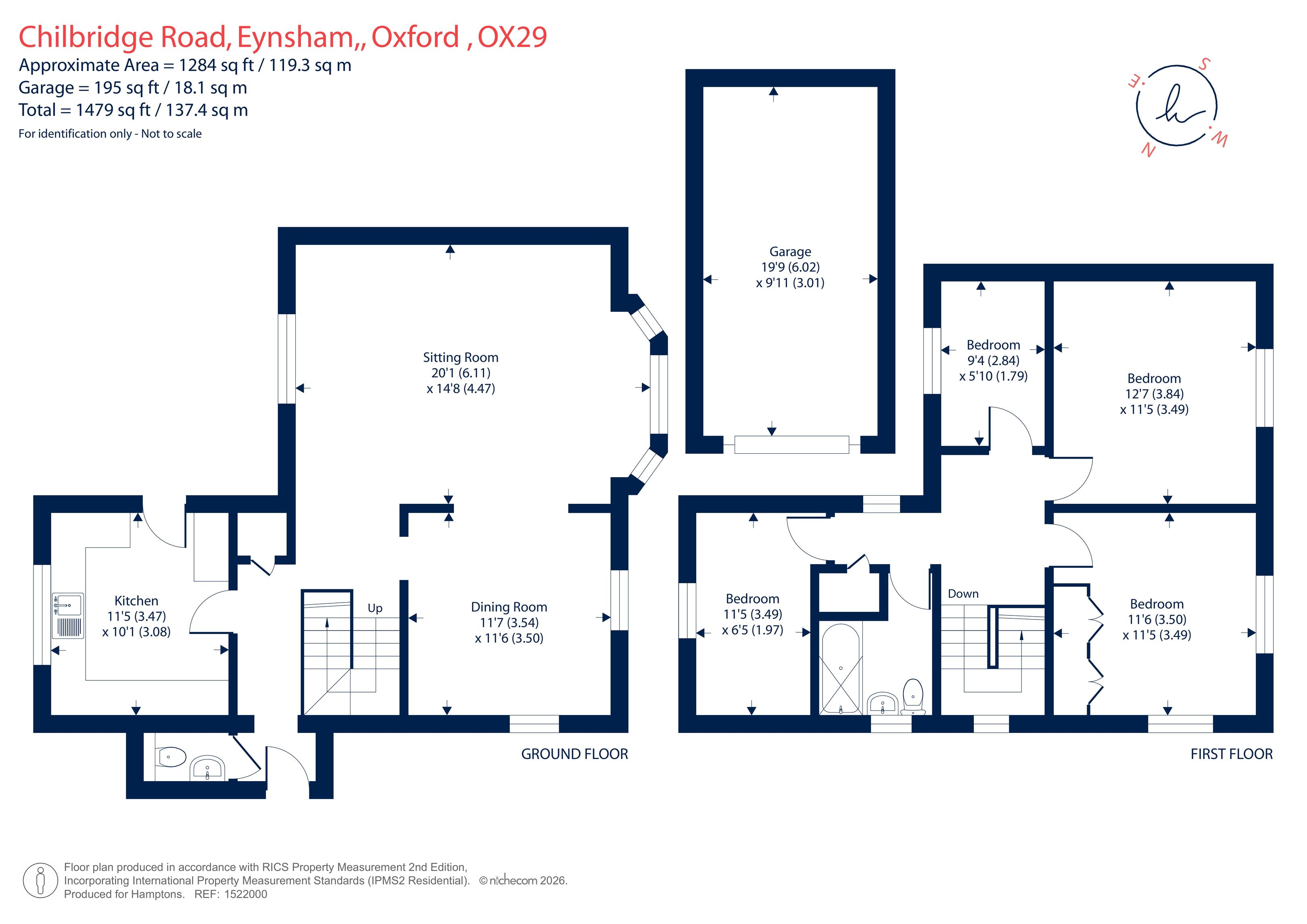 3, Chilbridge Road, Eynsham floorplan