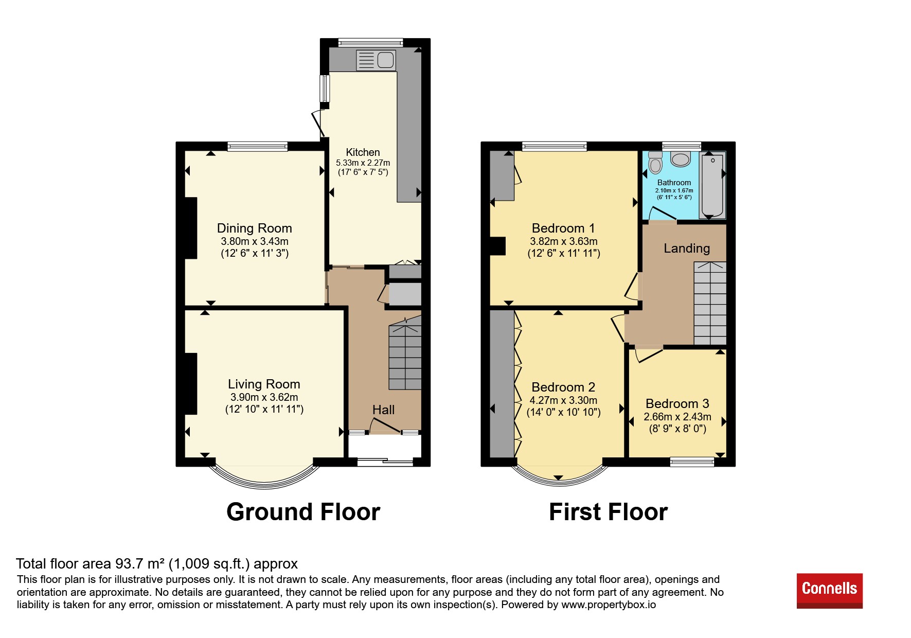 73, Aylesbury Crescent, Bristol floorplan