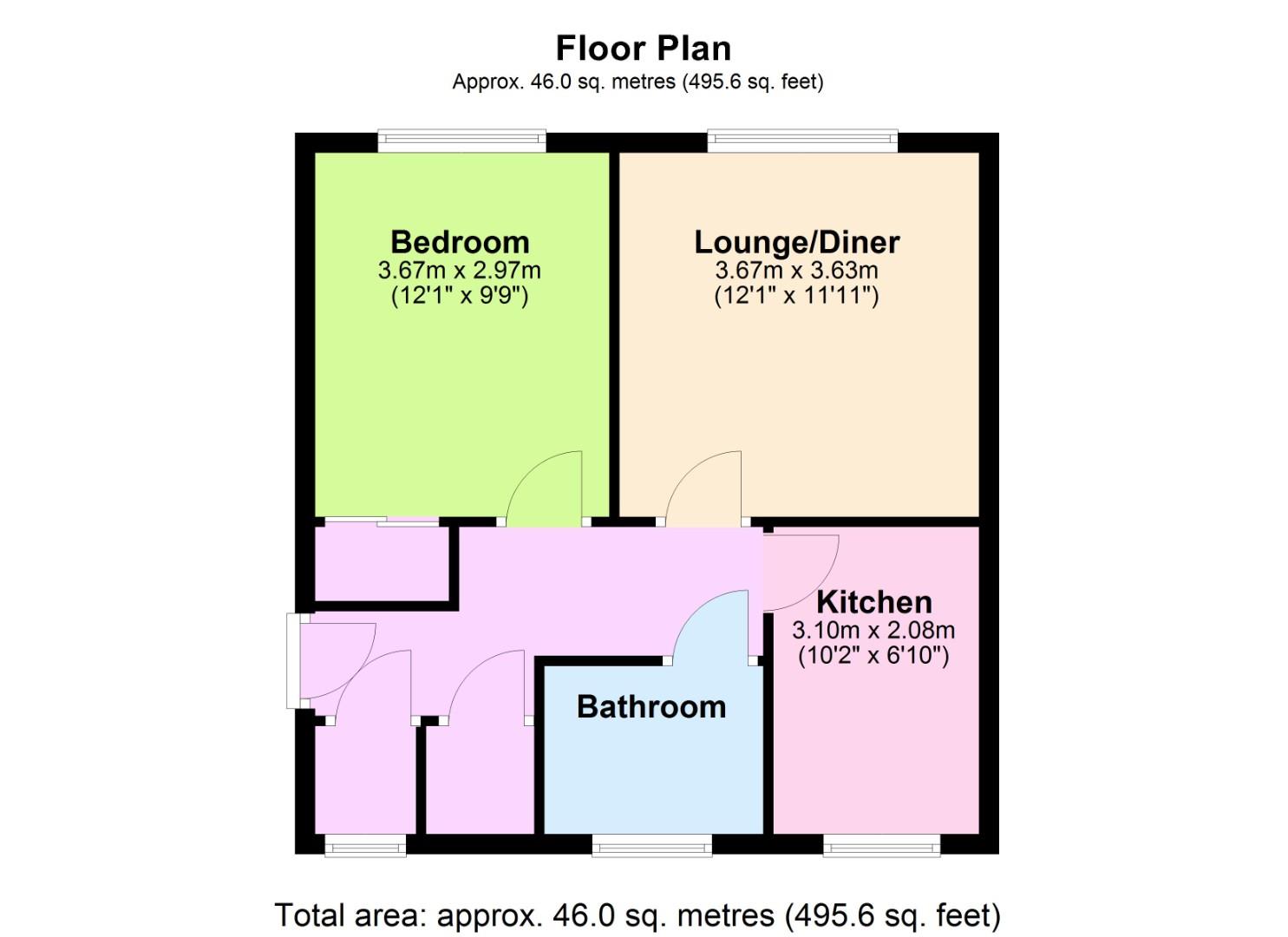 24, Sylvan Road, Lancing floorplan