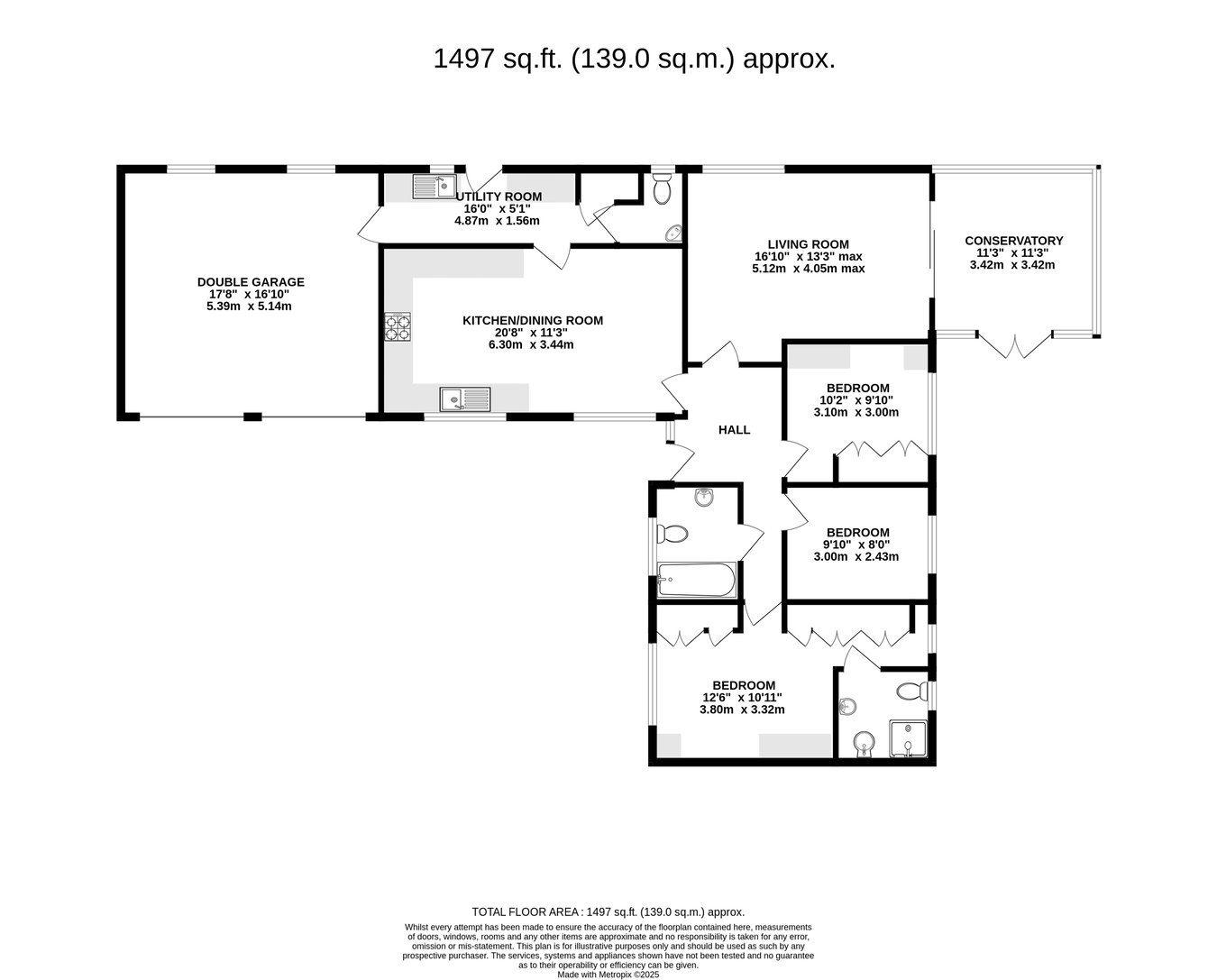 3, Byworth Close, Farnham floorplan