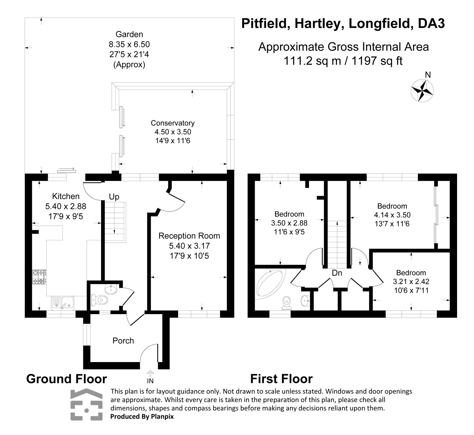 9, Pitfield, Longfield floorplan