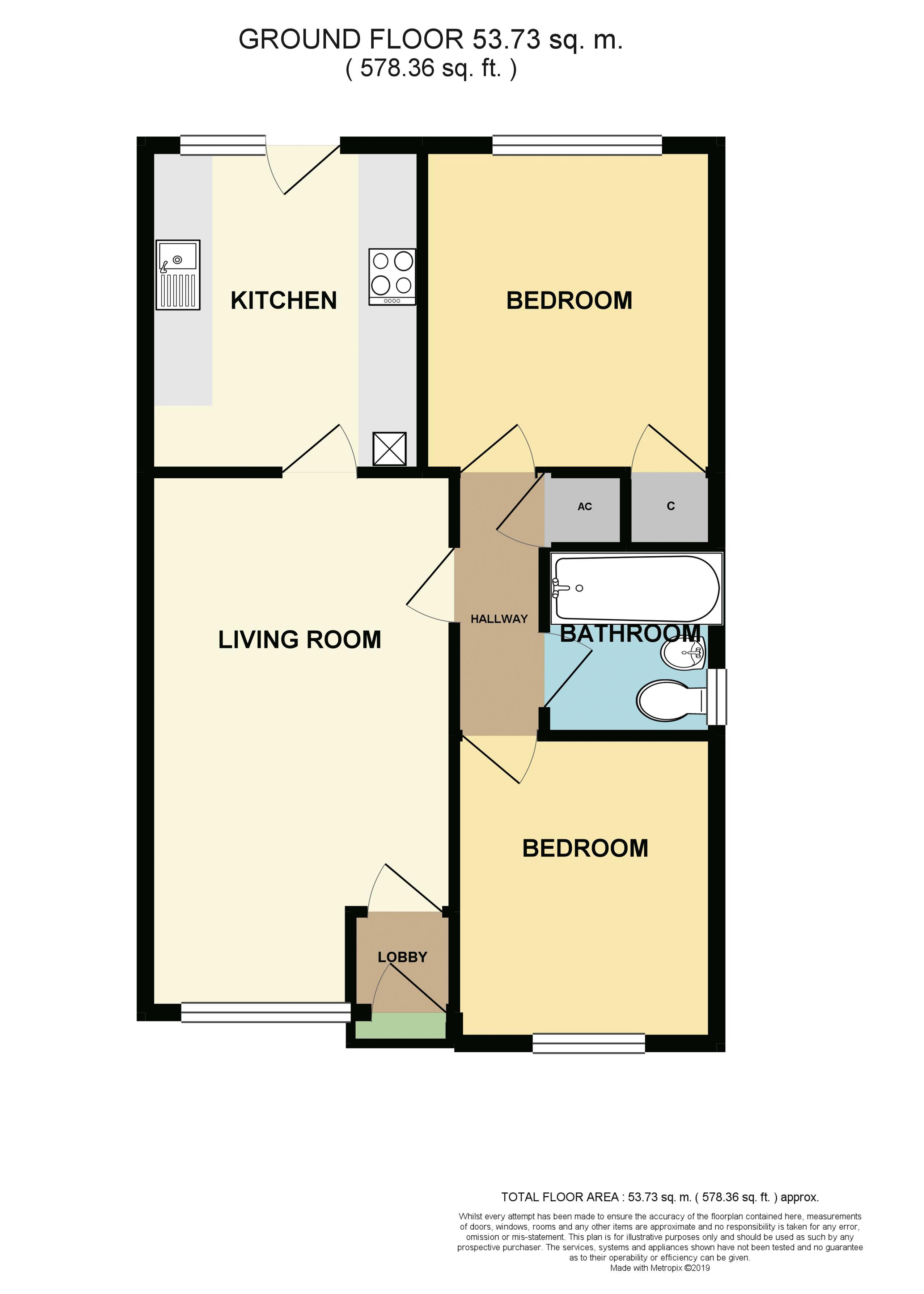 2 Bedrooms Semi-detached bungalow for sale in St. Marys Park, Huish Episcopi, Langport TA10