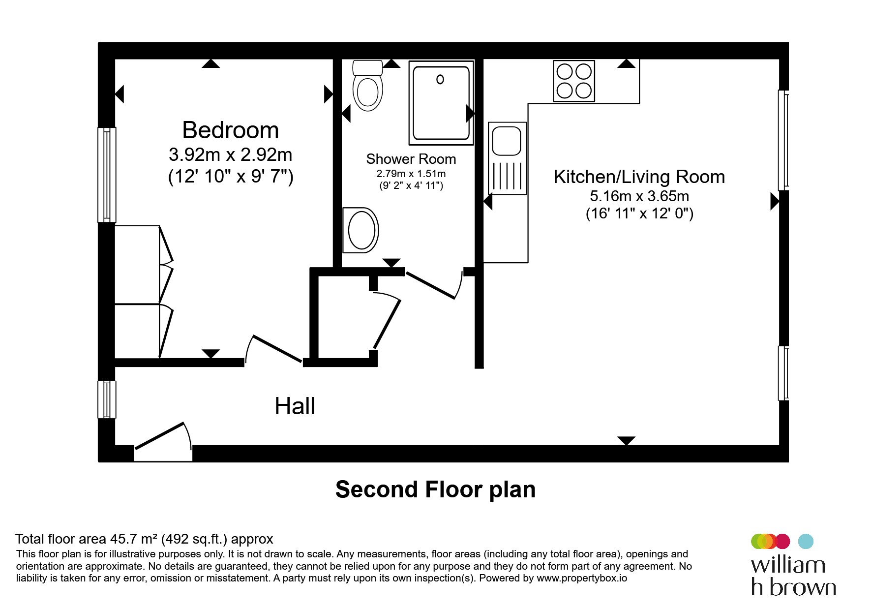 8, Vine Court, Ware floorplan
