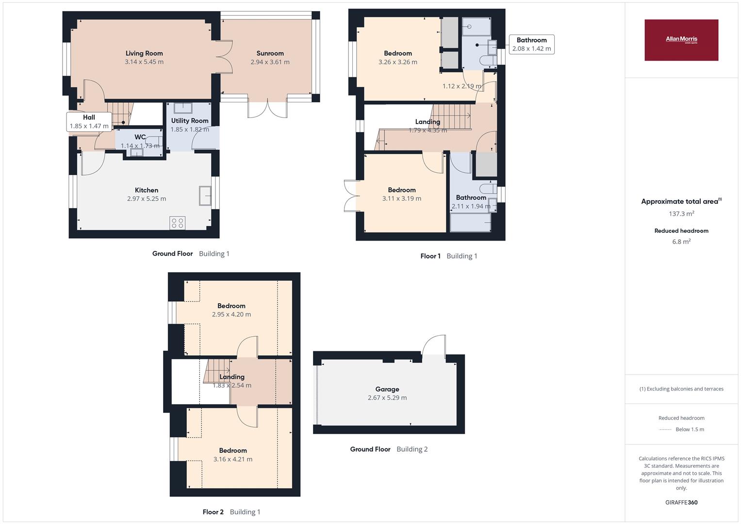 1, End Hill Way, Malvern floorplan