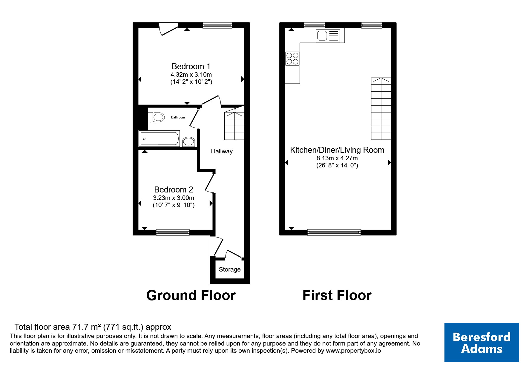 11, Ffordd Garnedd, Gwynedd floorplan