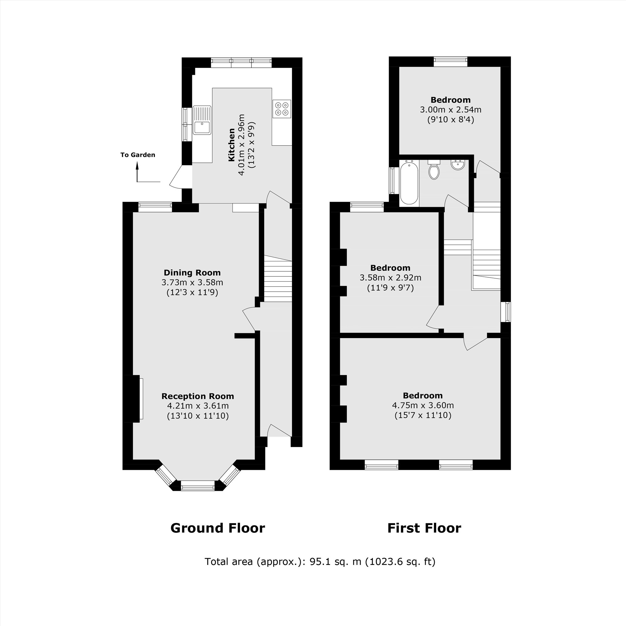 37, Cromwell Road, Feltham floorplan