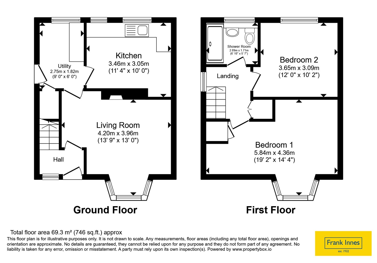65, Windermere Road, Nottinghamshire floorplan