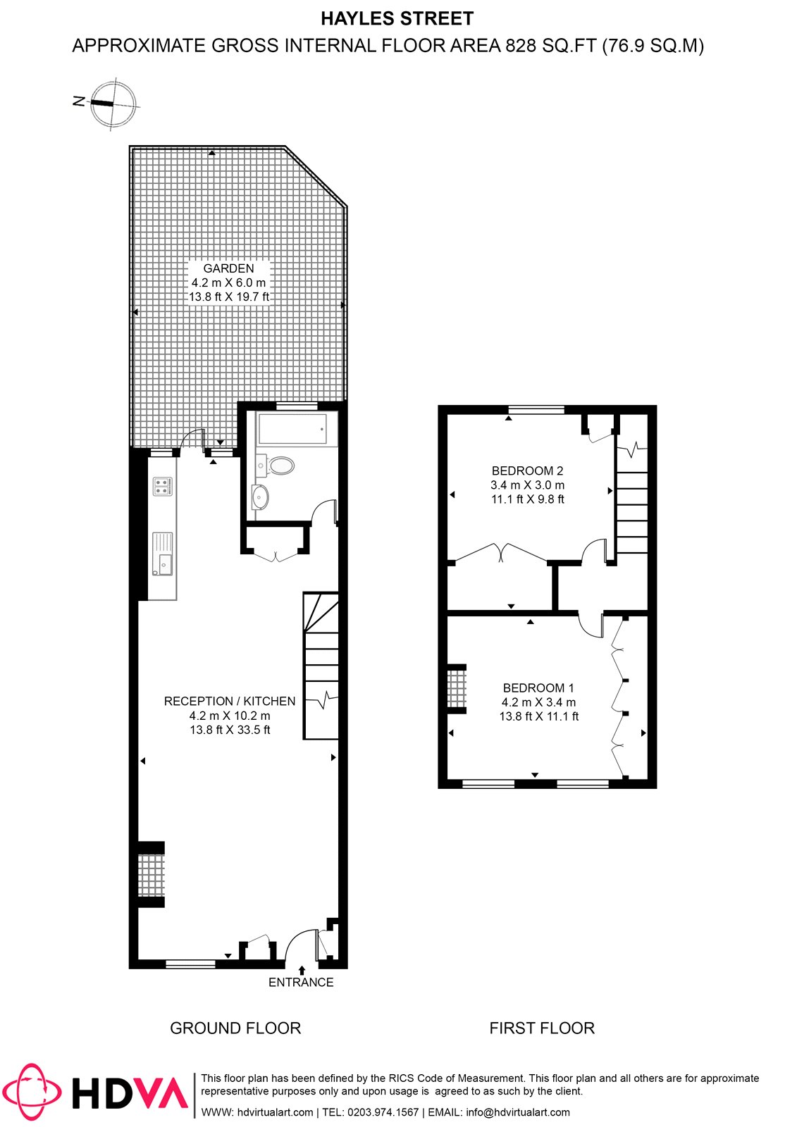 Hayles Street, London SE11, 2 bedroom detached house for sale