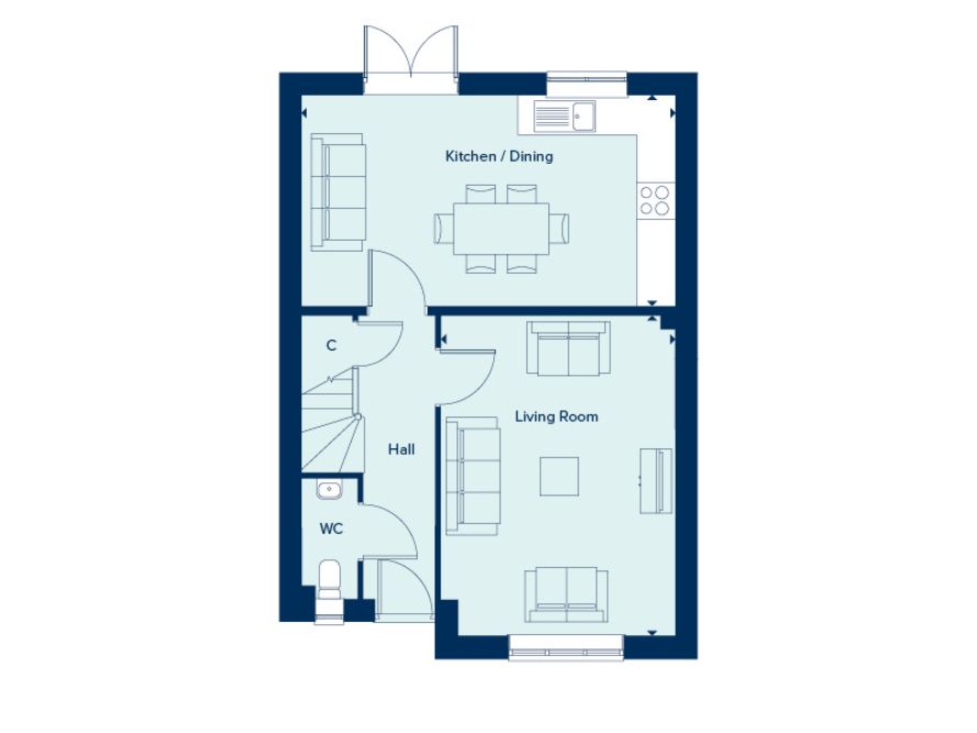 224, Off Barrosa Way, Milton Keynes floorplan