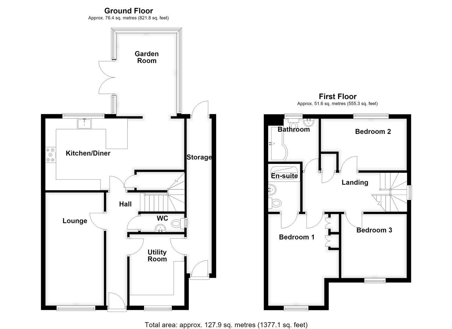 2, Tasman Close, Spalding floorplan
