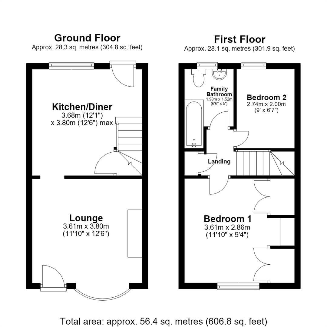 15, Main Street, Selby floorplan