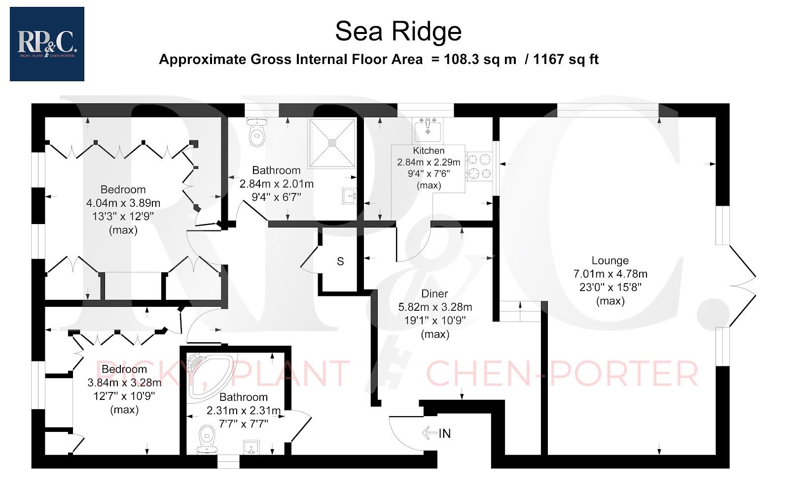 2, Sea Ridge, Chalkwell floorplan