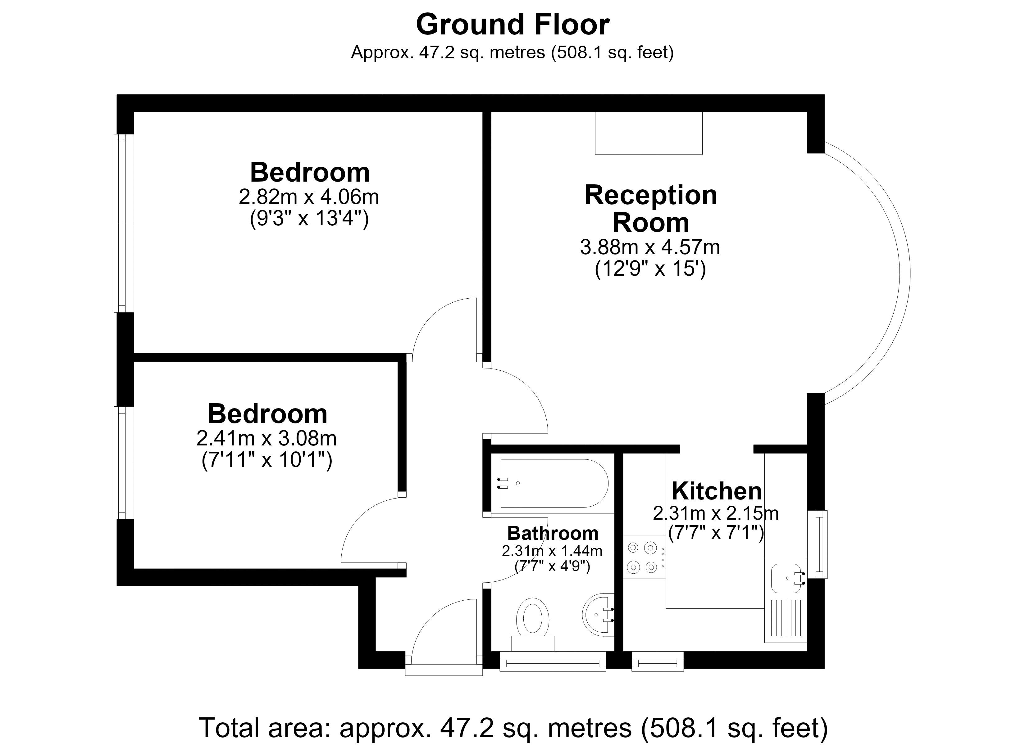 35, Malvern Way, Rickmansworth floorplan