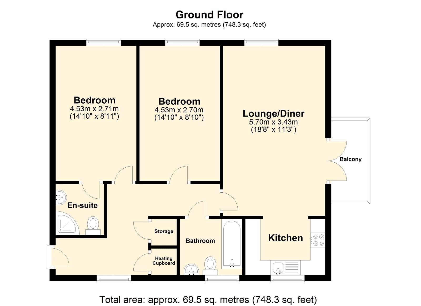 22, Maplehurst Close, Kent floorplan