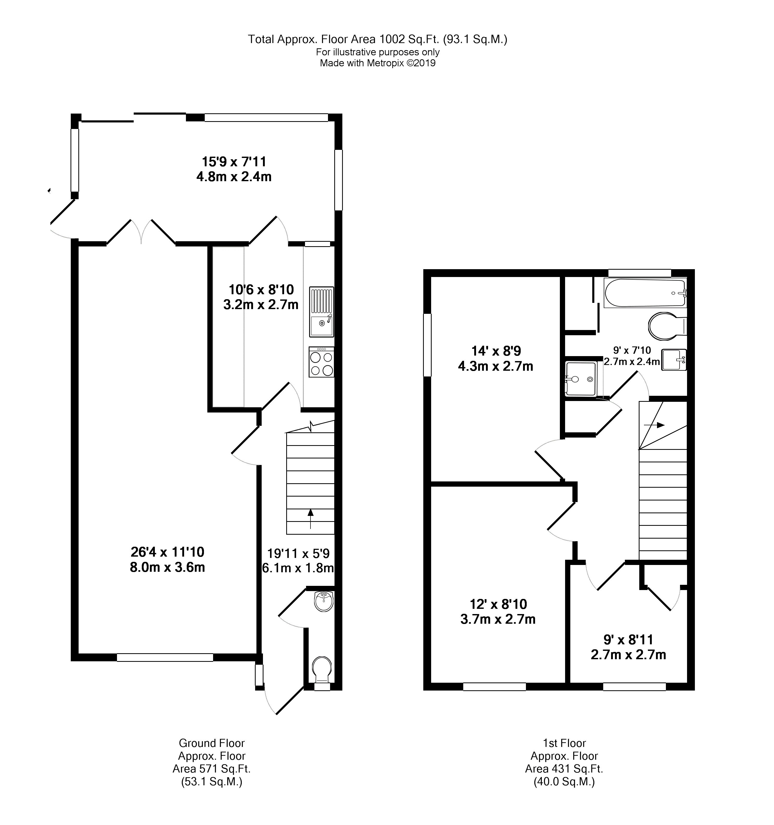 3 Bedrooms End terrace house for sale in Bilberry Close, Coombe Dingle, Bristol BS9