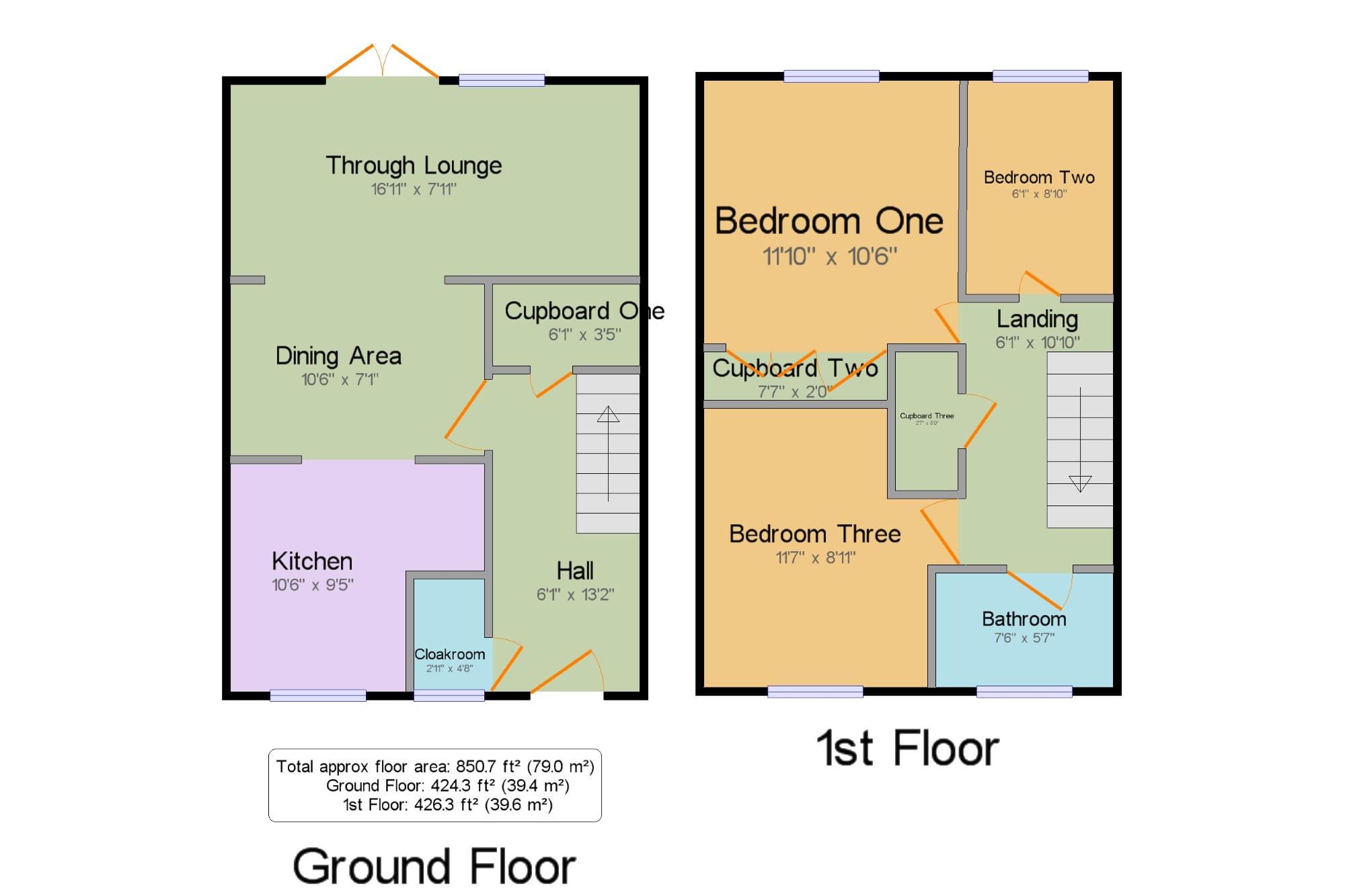 3 Bedrooms Terraced house for sale in Ellisons Walk, Canterbury, Kent CT1