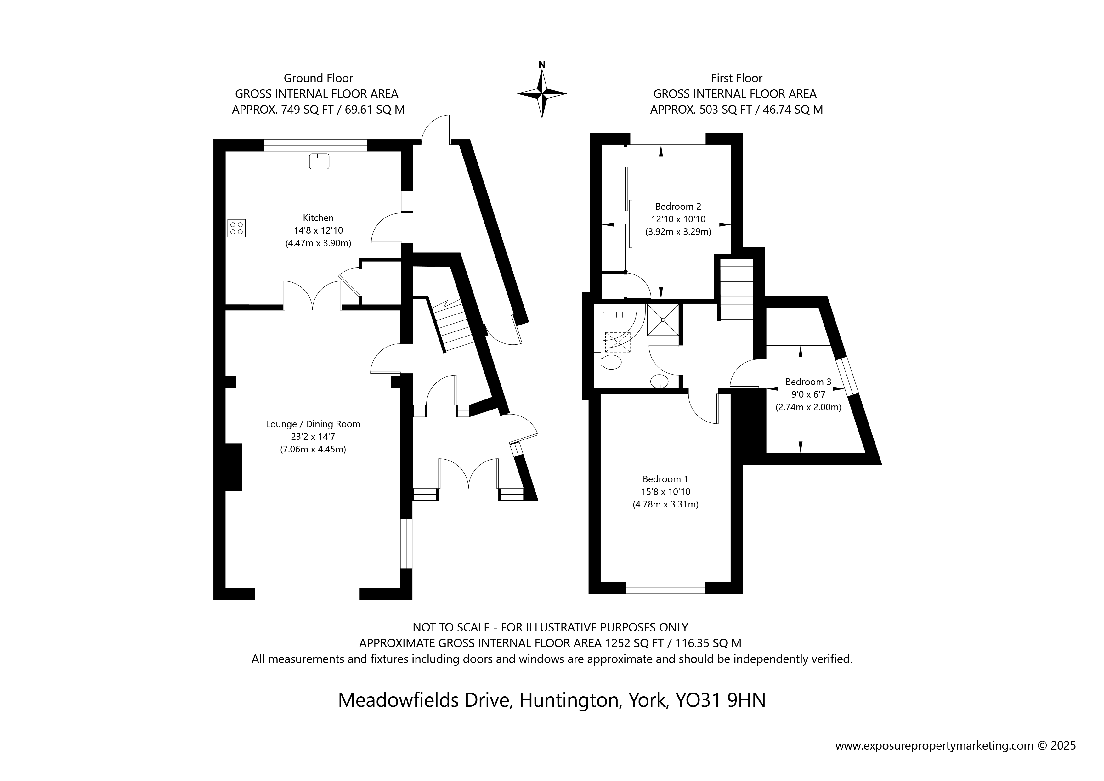 2, Meadowfields Drive, North Yorkshire floorplan