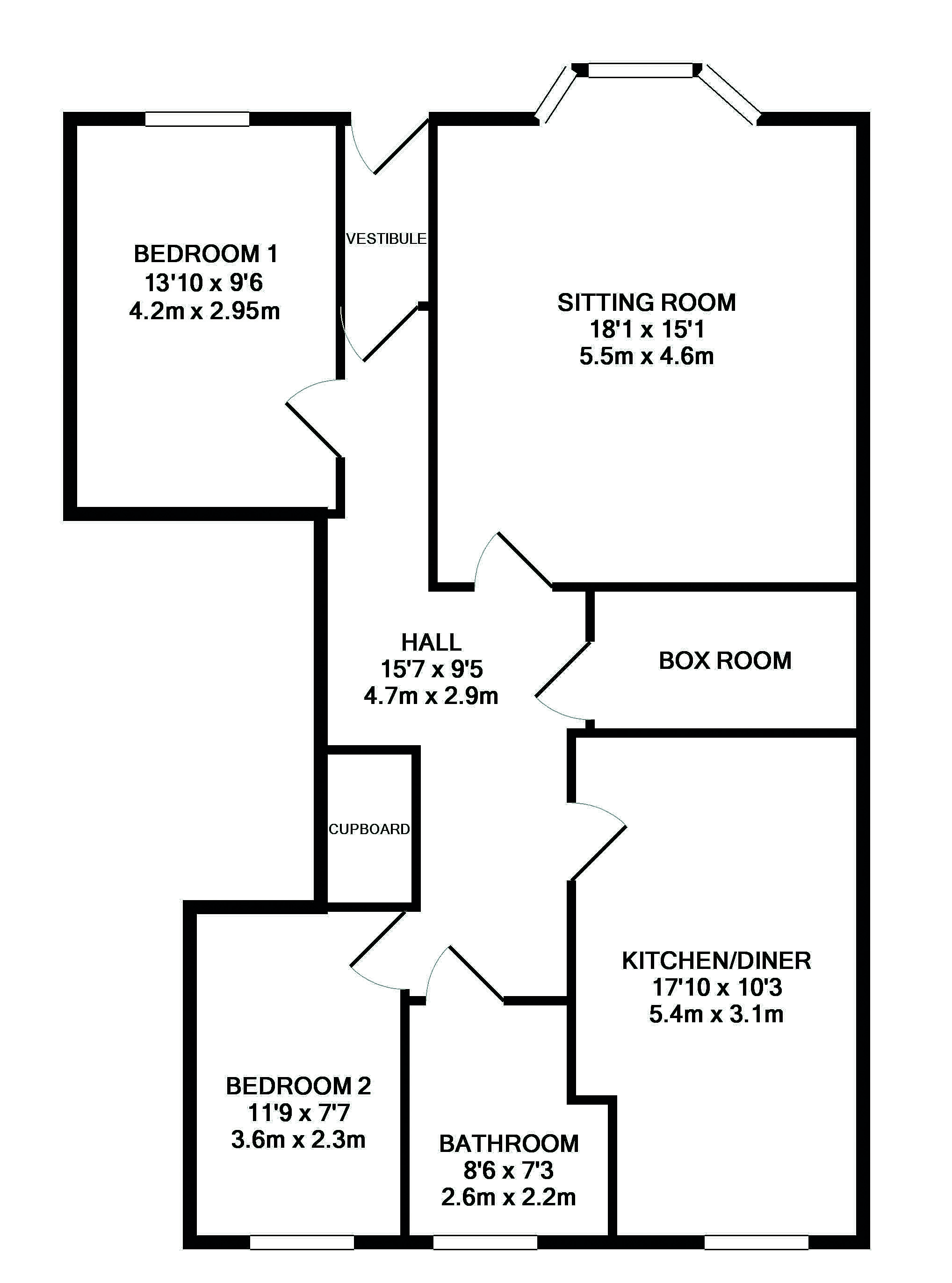 2 Bedrooms Flat for sale in Meadowbank Crescent, Edinburgh EH8