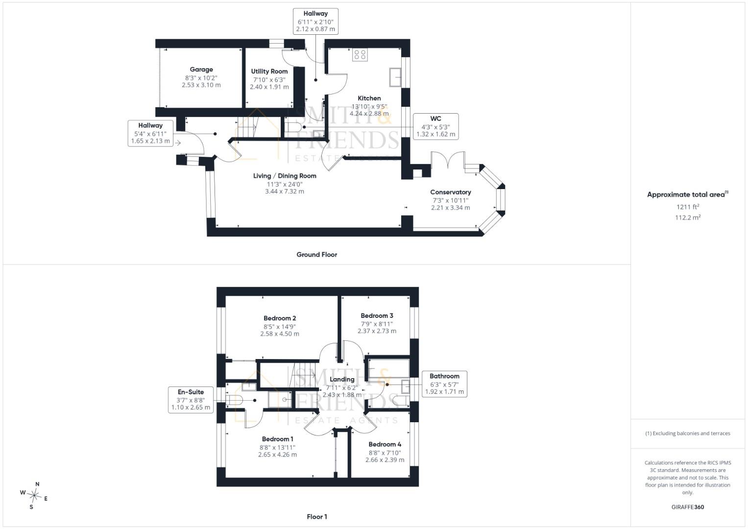 9, Trevone Way, Darlington floorplan