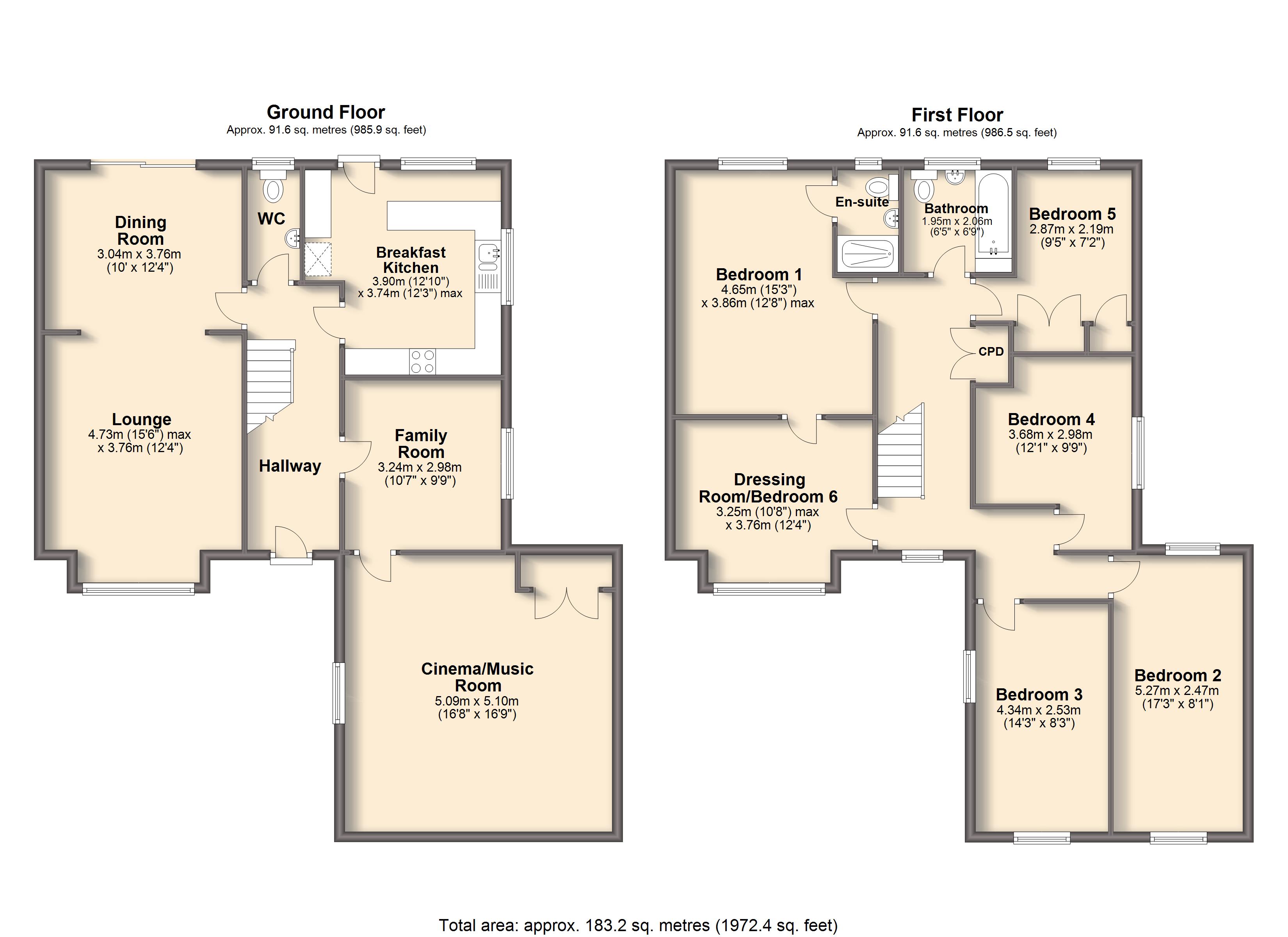 6 Bedrooms Detached house for sale in Barlow View, Dronfield S18