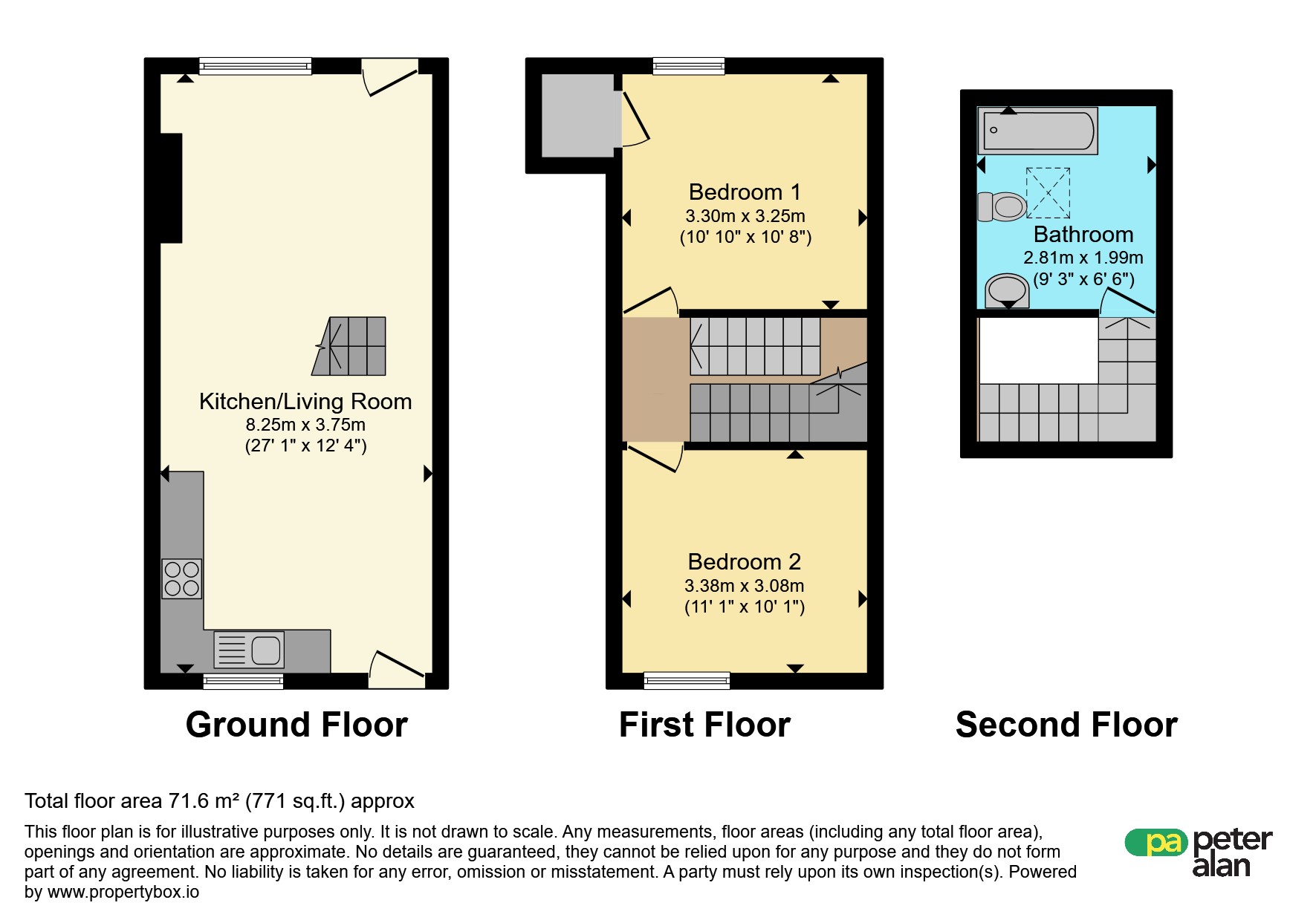 75, King Street, Pontypool floorplan