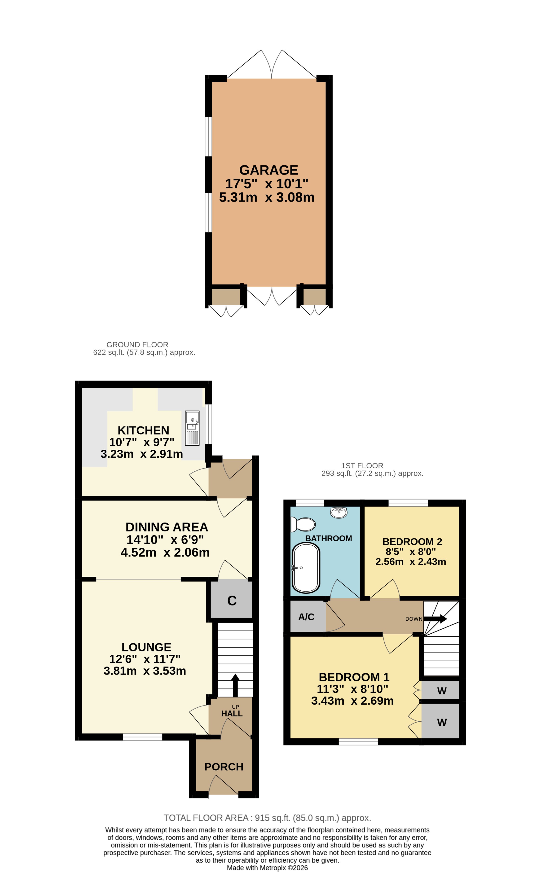 6, Bradiford, Devon floorplan