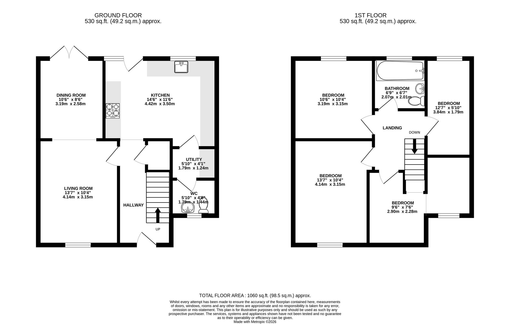 50 Glanwern Avenue, Newport floorplan