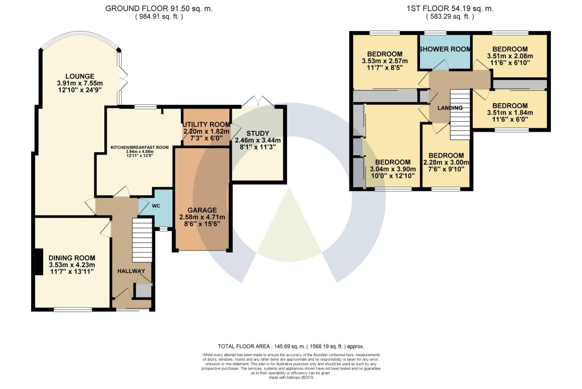 5 Bedrooms Semi-detached house for sale in Ryeland Road, Duston, Northampton NN5