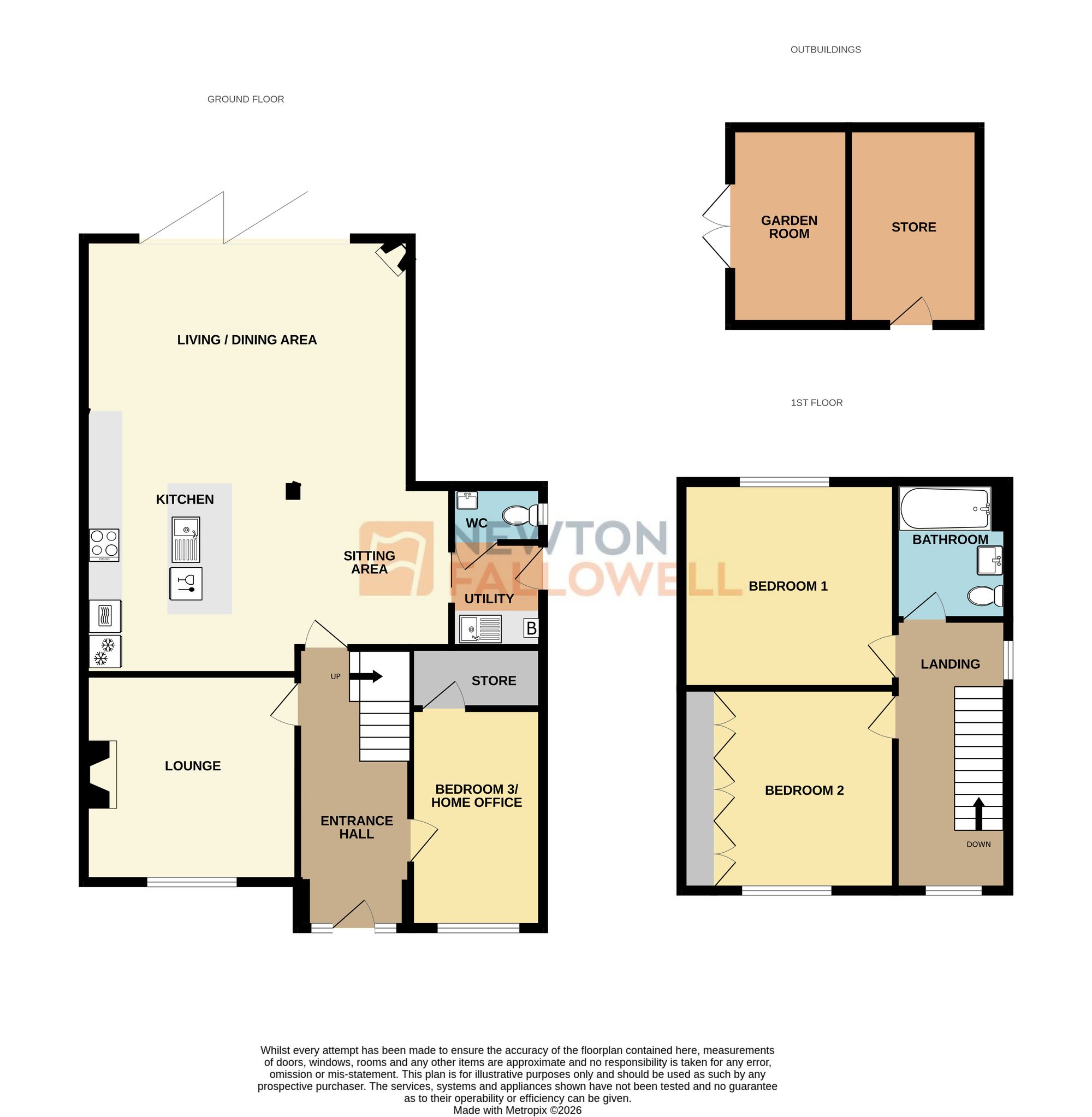 42 Hawton Road, Newark floorplan