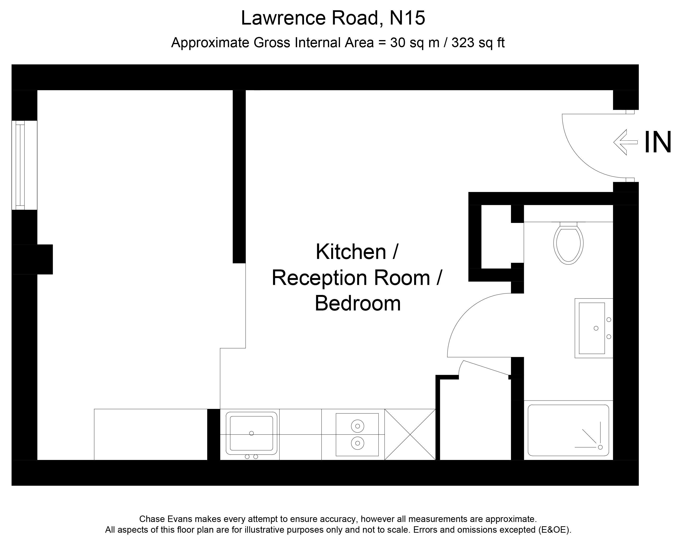 0 Bedrooms Studio to rent in Zenith House, Lawrence Road, Seven Sisters N15