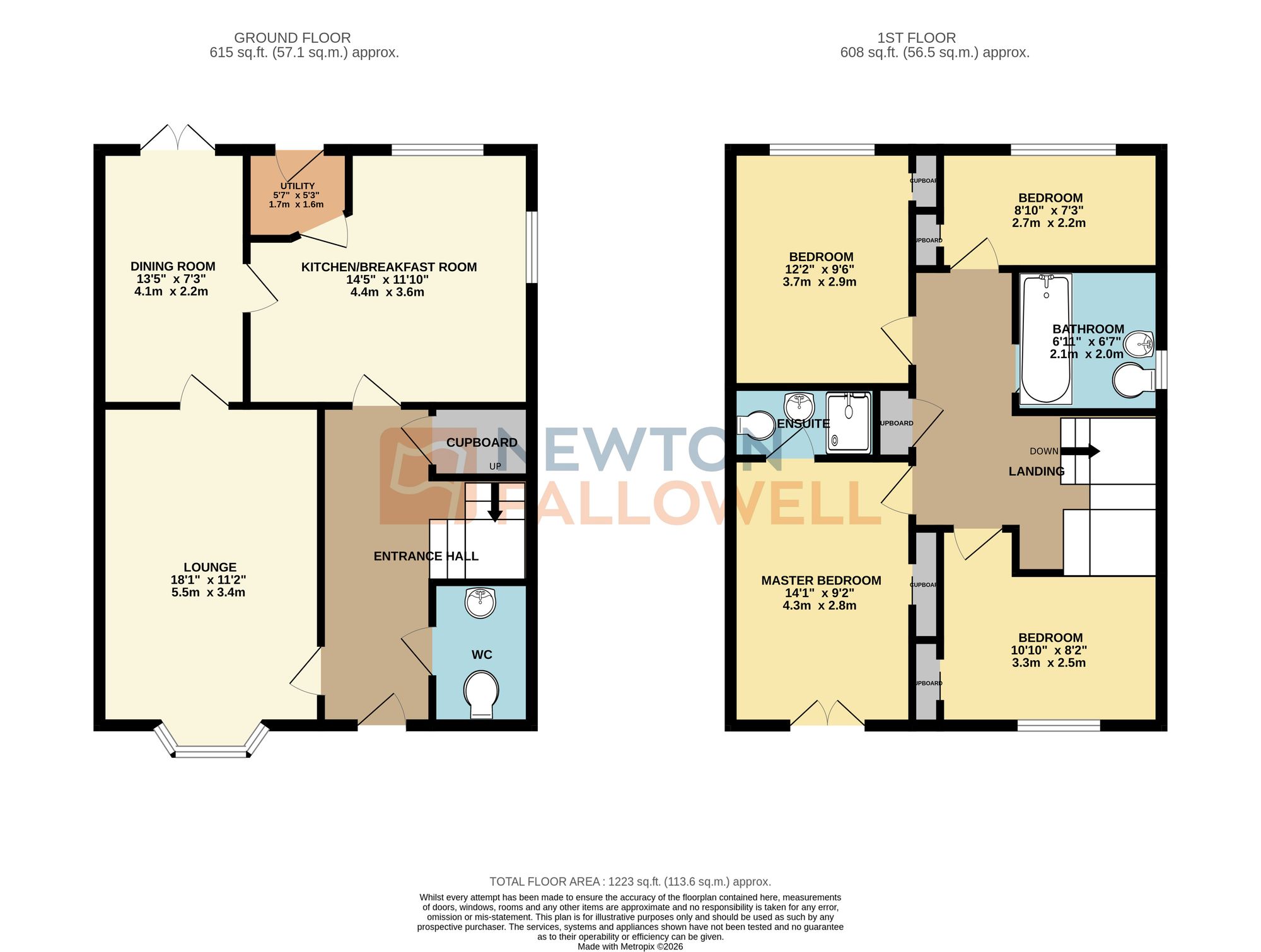 14 Copgrove Close, Leicester floorplan