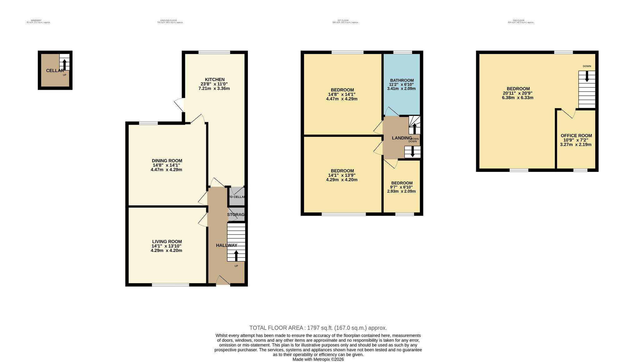 6 Egerton Crescent, Heywood floorplan