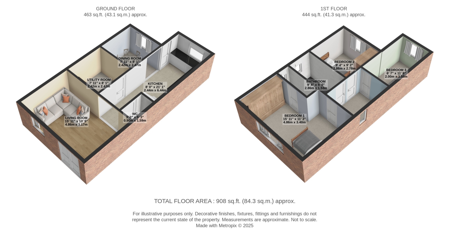 George Street, Horbury, Wakefield, West Yorkshire, WF4 floorplan