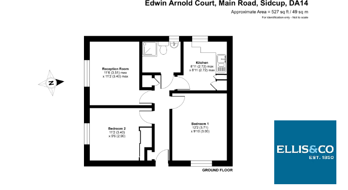 9, Edwin Arnold Court, Kent floorplan