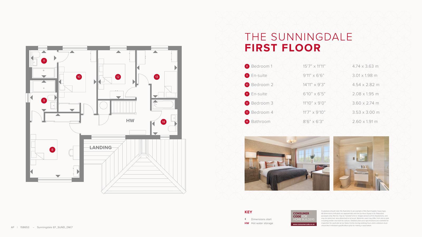 The Sunningdale, Lavant View, Graylingwell Drive, Chichester PO19, 4 bedroom detached house for