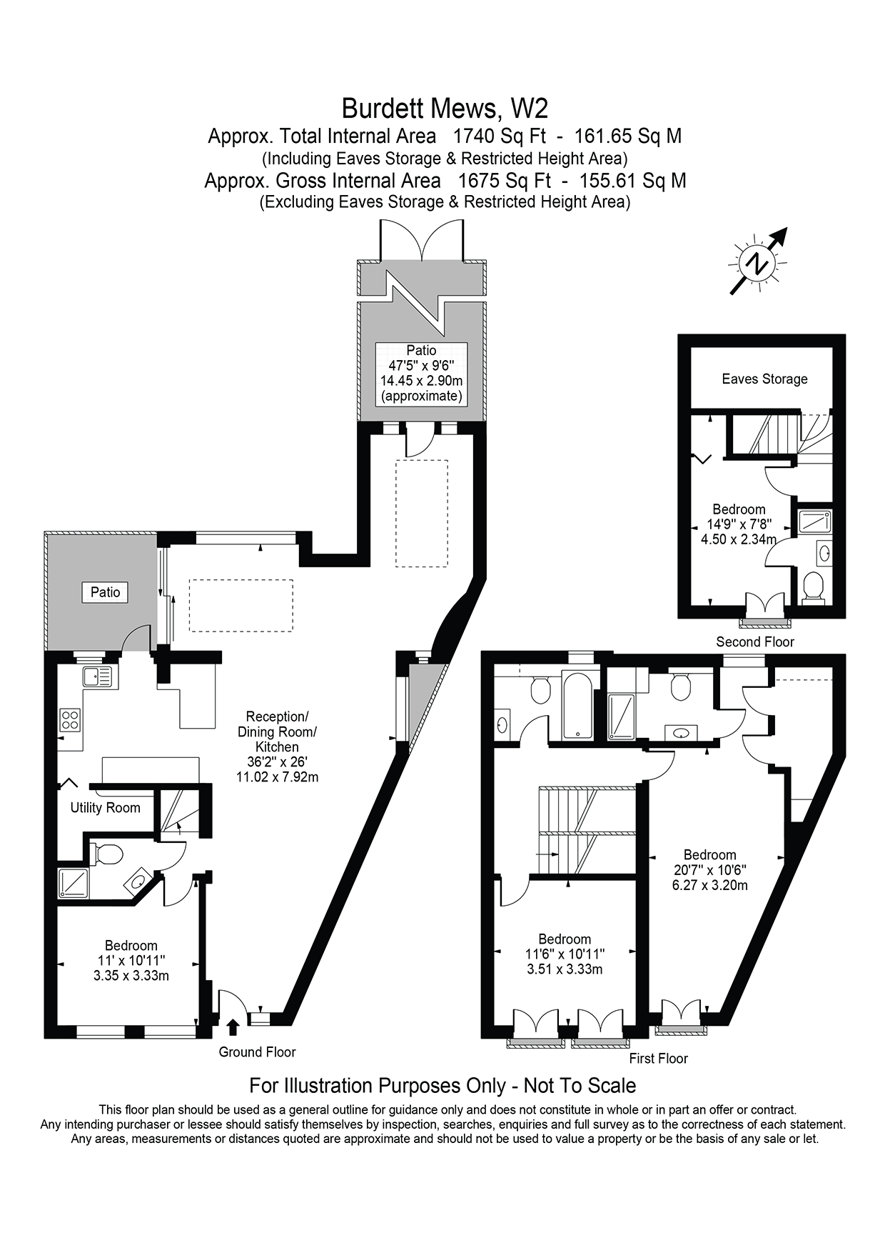 Burdett Mews, Bayswater W2, 4 bedroom end terrace house for sale