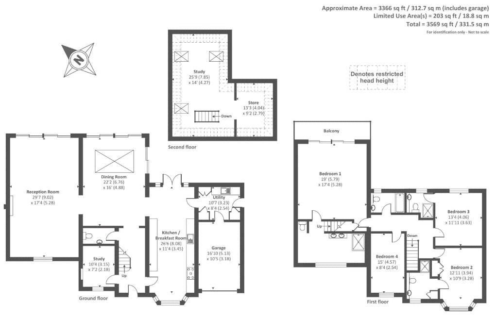 Fistral,, School Road, Surrey floorplan