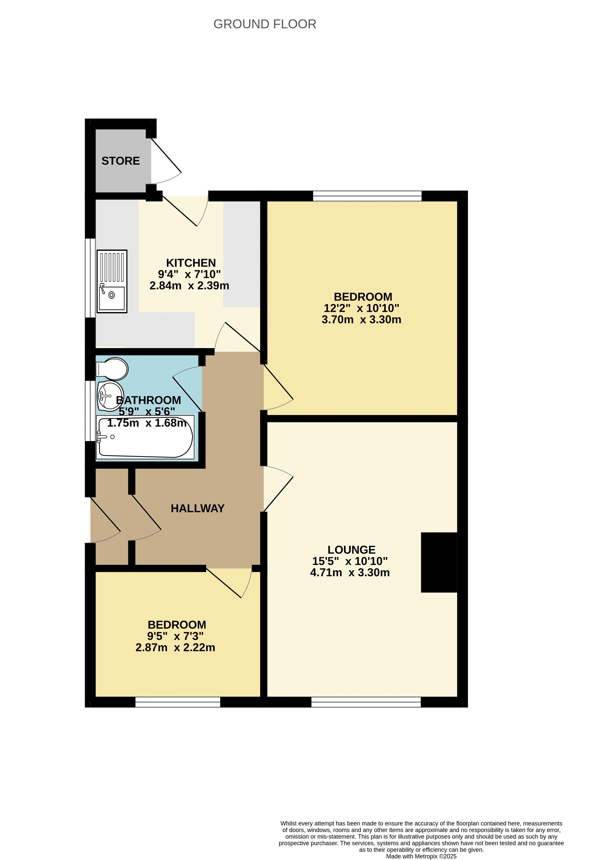 51, Dewsbury Avenue, Scunthorpe floorplan