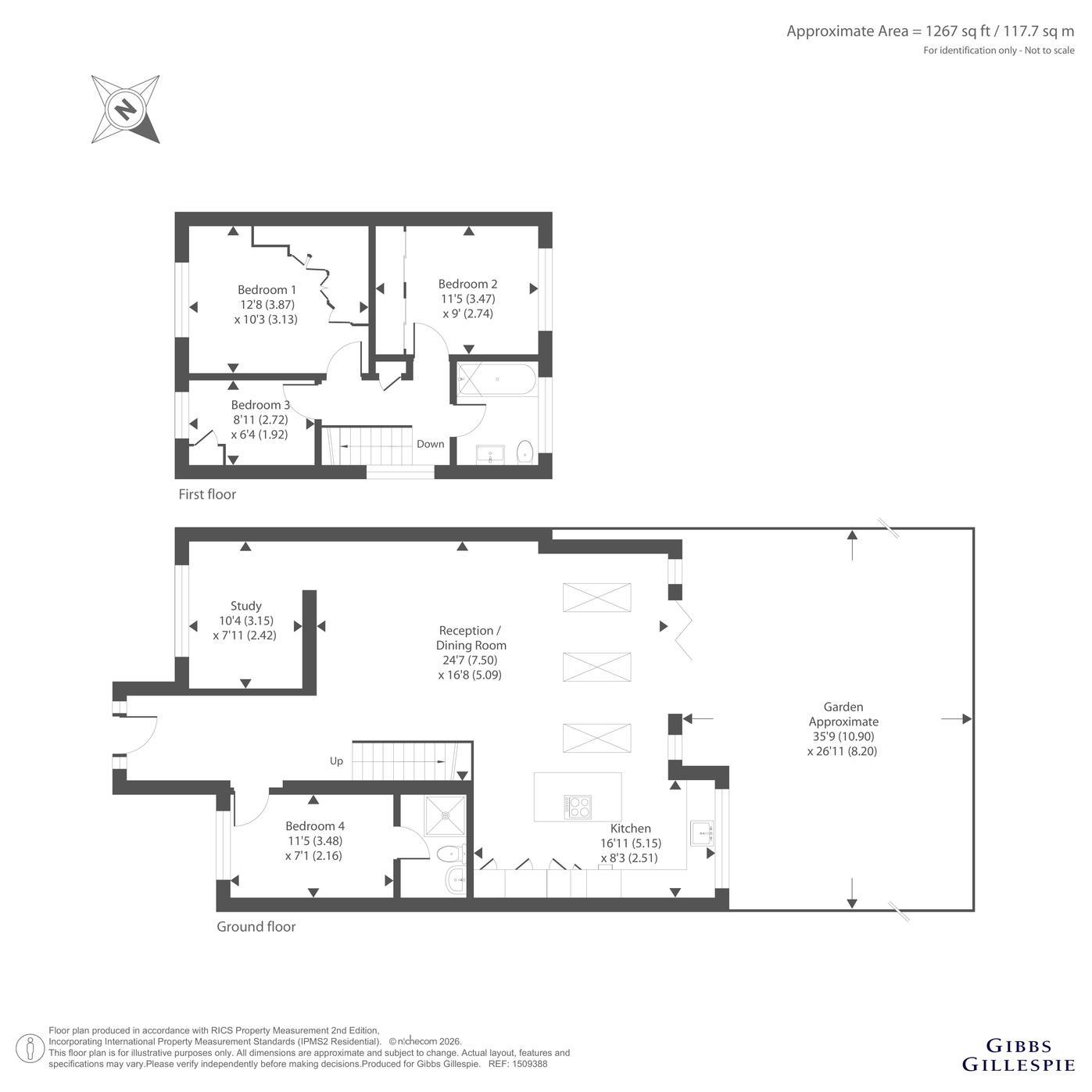29, Wyteleaf Close, Middlesex floorplan