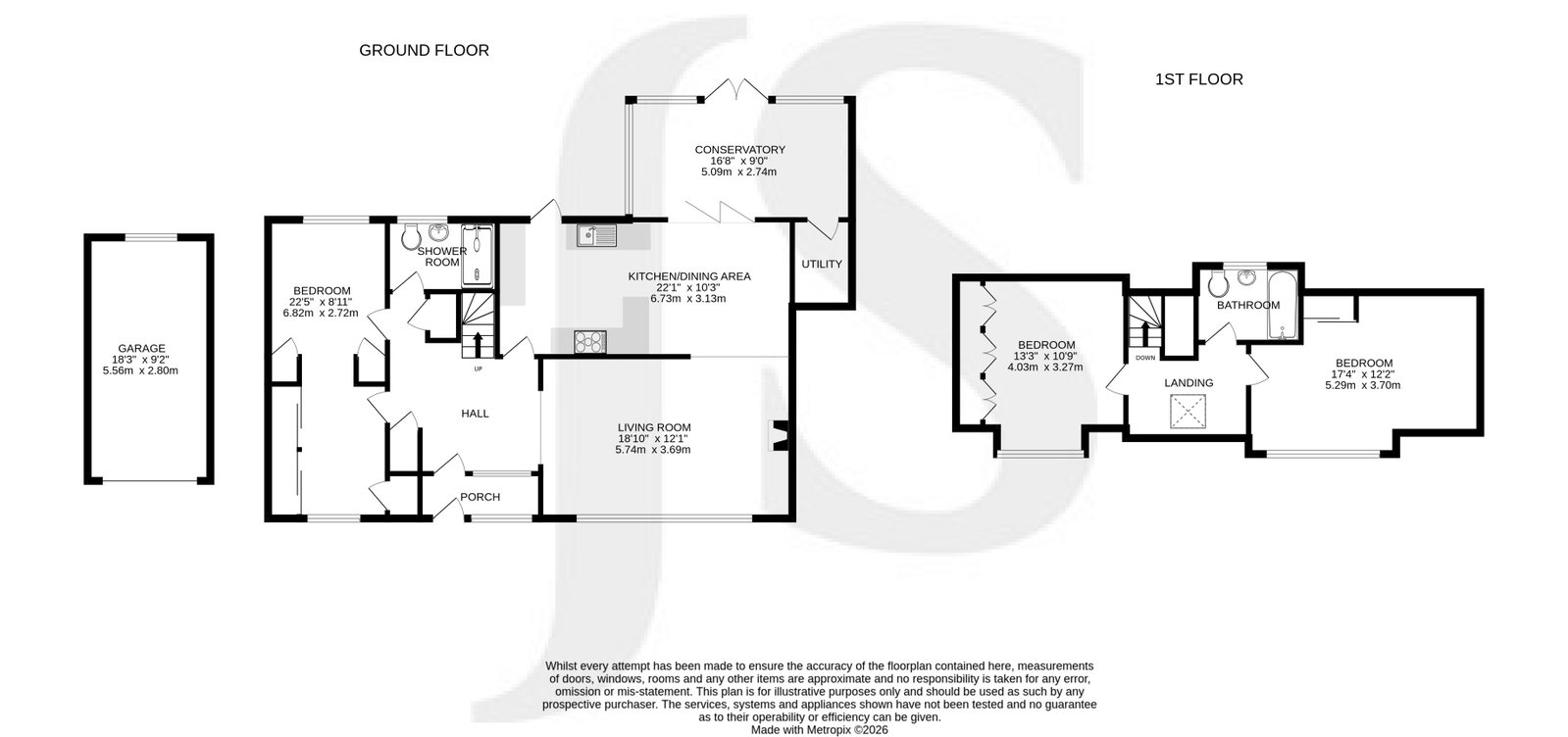 Laurens, Stable Lane, Worthing floorplan