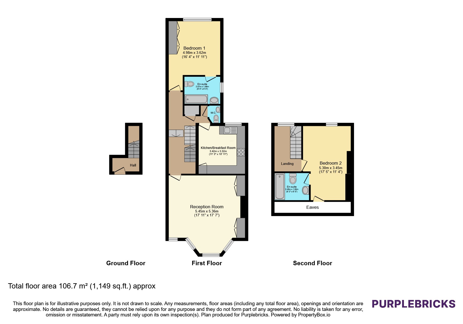 7a, Windermere Road, London floorplan