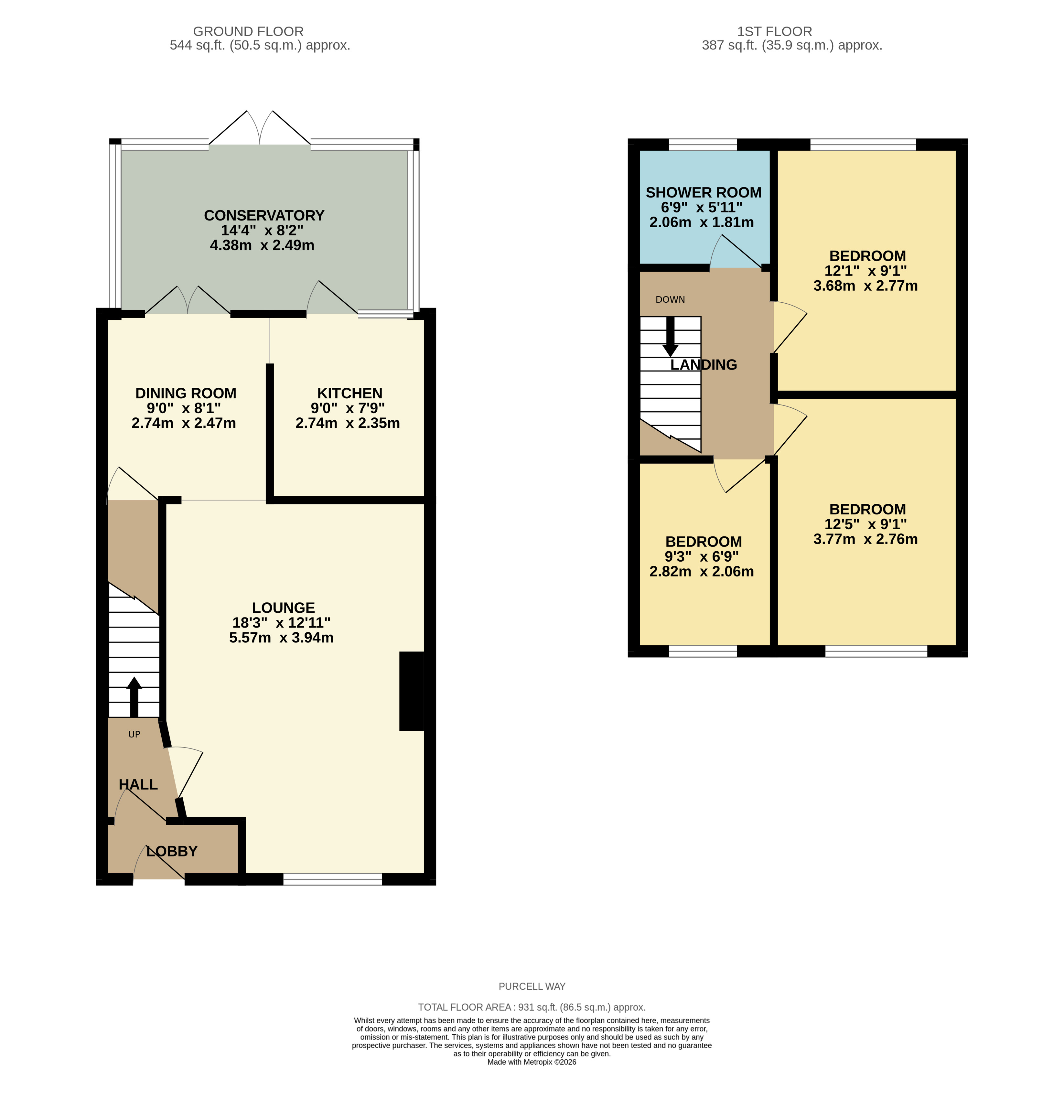 10, Purcell Way, Essex floorplan