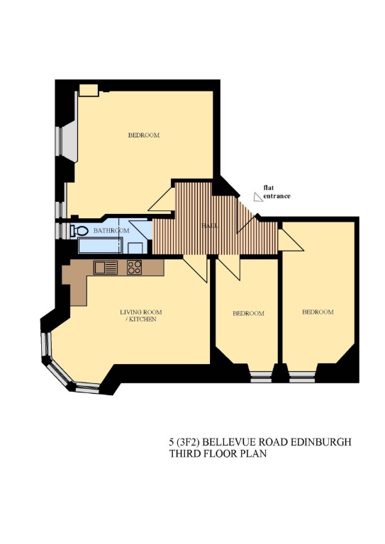 4 Bedrooms Flat to rent in Bellevue Road, New Town, Edinburgh EH7