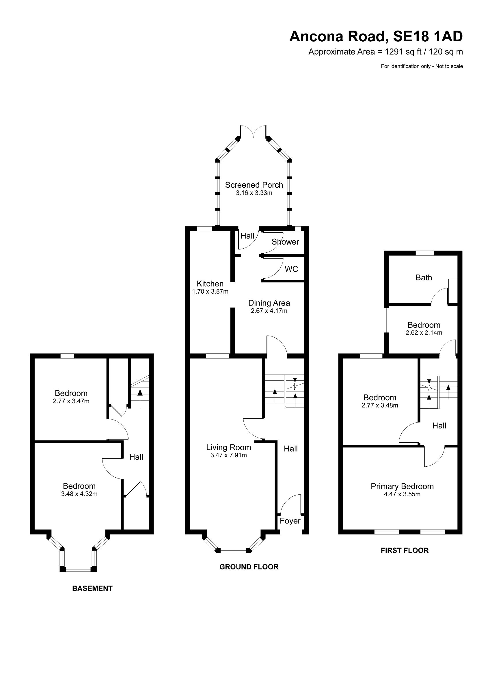 94 Ancona Road, London floorplan