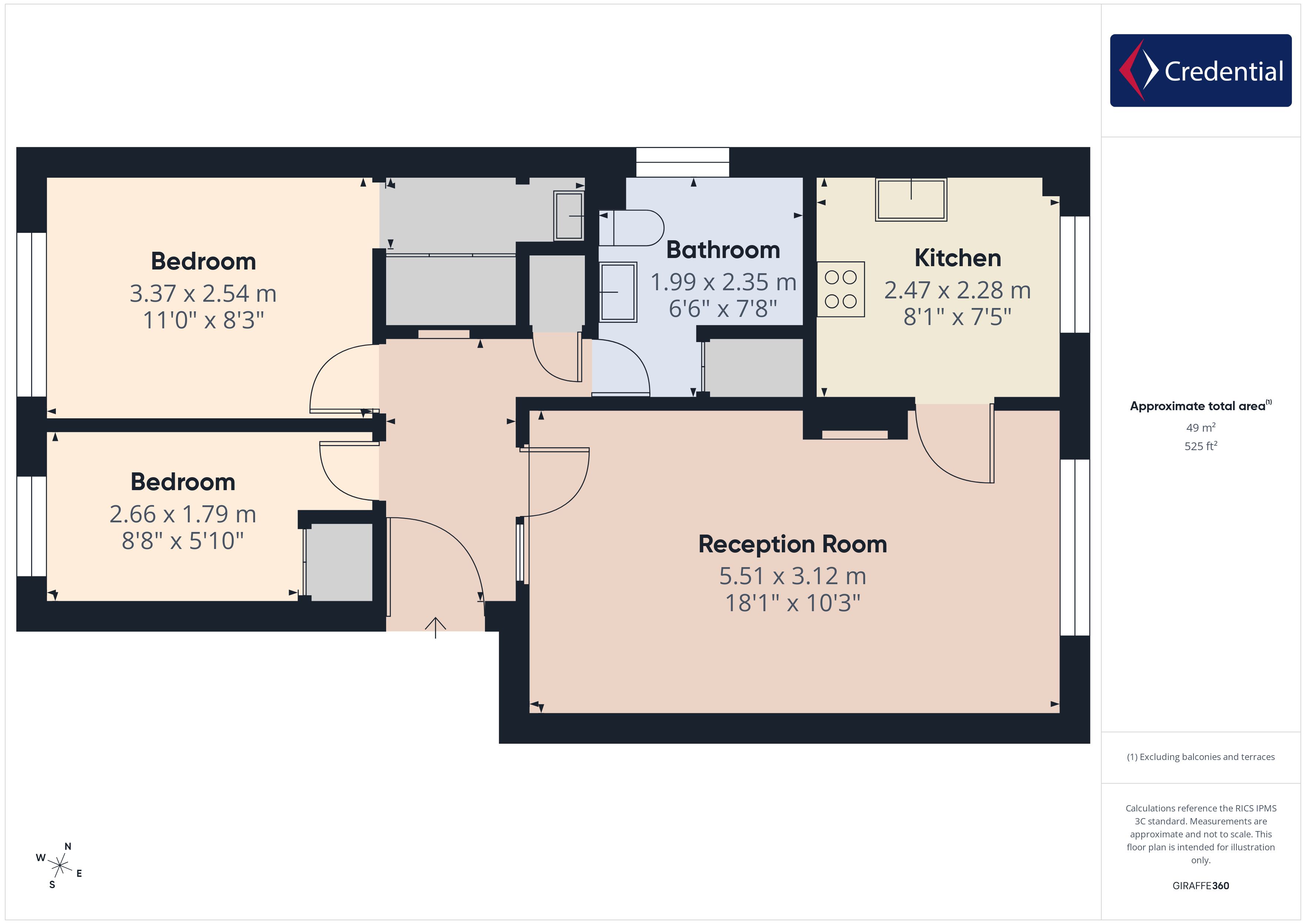7, Abbey Drive, London floorplan