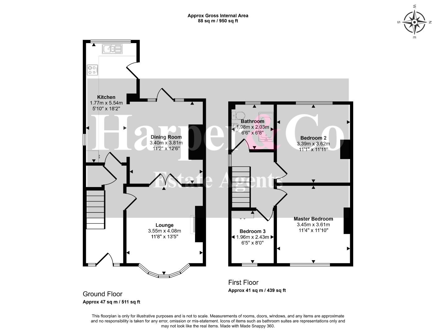70, Station Road, Stockton-On-Tees floorplan