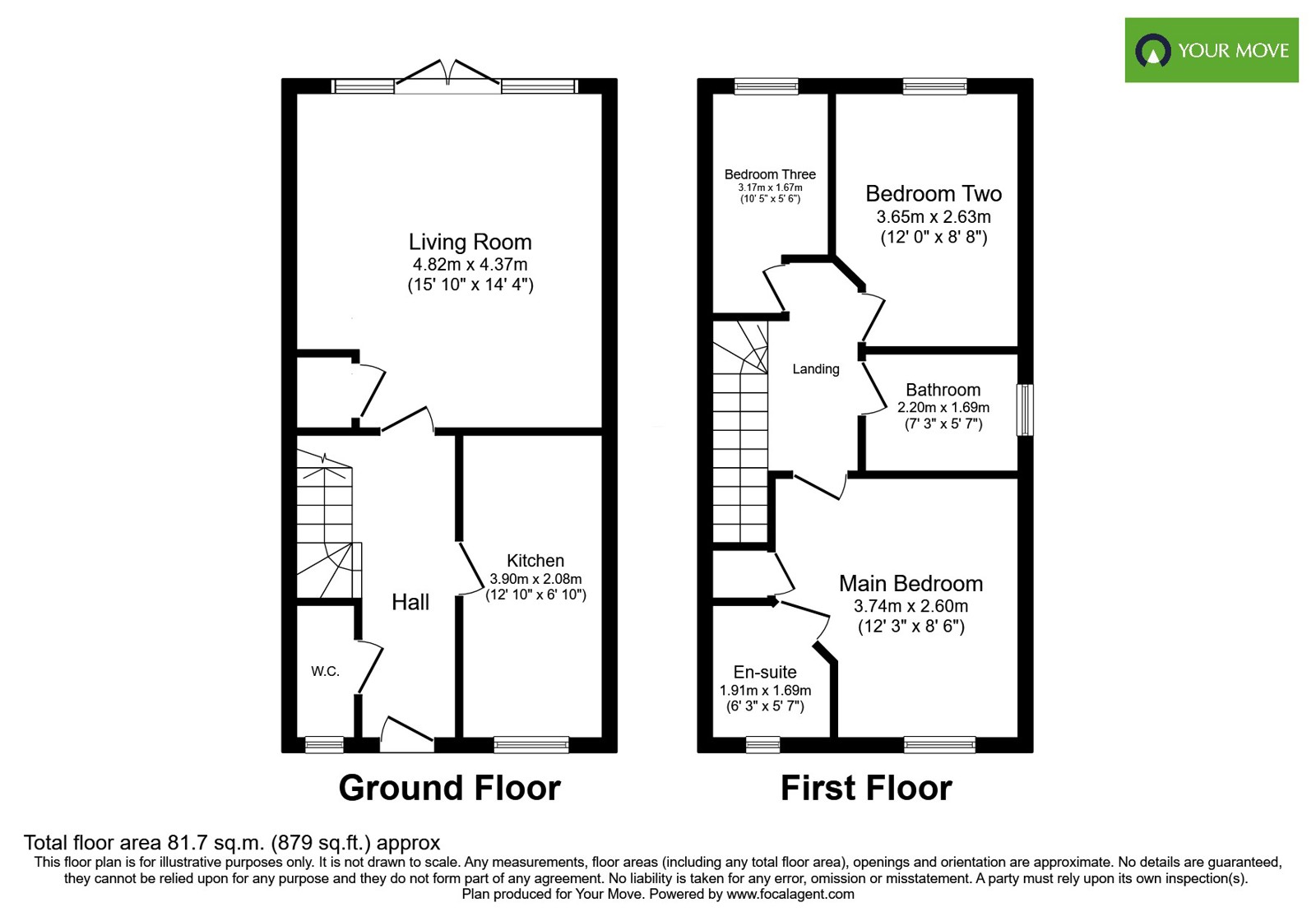 14, Thorntree Lane, Burton-on-Trent floorplan